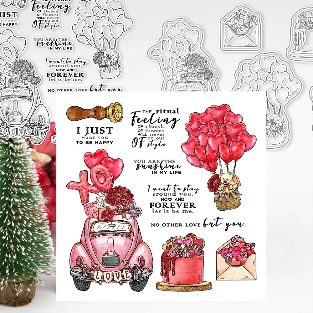 Valentines Day Theme Clear Stamps 3 05 Valentines Day Theme Clear Stamps 3 05