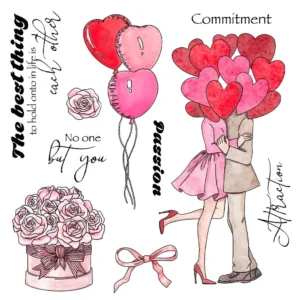 Valentines Day Theme Clear Stamps 5 00