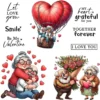 Valentines Day Theme Clear Stamps 6 00