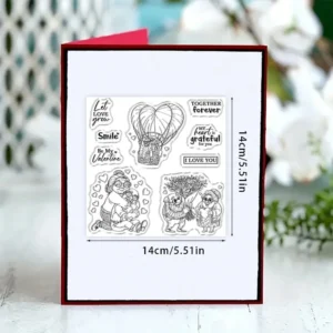 Valentines Day Theme Clear Stamps 6 02