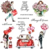 Valentines Day Theme Clear Stamps 7 00