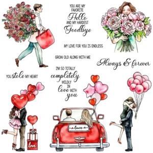 Valentines Day Theme Clear Stamps 7 00