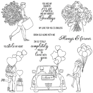 Valentines Day Theme Clear Stamps 7 05