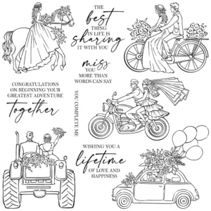 Valentines Day Theme Clear Stamps 8 05