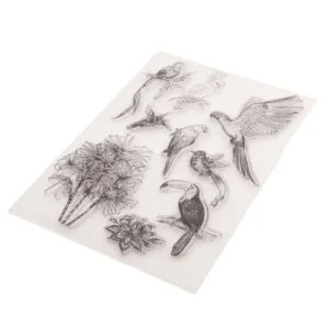 Various bird combinations Stamp Set - packaging photo | clear stamp