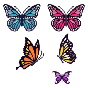 Sumflying Various Butterflies Metal Cutting Dies Various Butterflies Metal Cutting Dies 02
