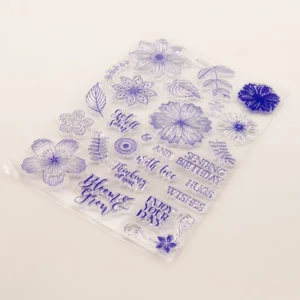 Various Flowers Stamp Set - lifestyle photo | clear stamp