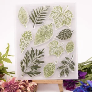 Various Leaves Stamp Set - main product photo | clear stamp
