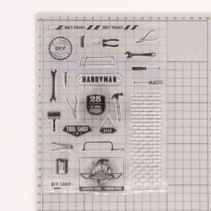 Various Tools Stamp Set Various Tools Stamp Set - detail view | clear stamp