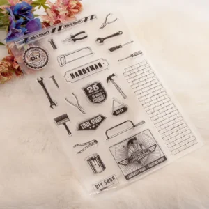 Various Tools Stamp Set Various Tools Stamp Set - size chart | clear stamp