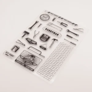 Various Tools Stamp Set Various Tools Stamp Set - lifestyle photo | clear stamp