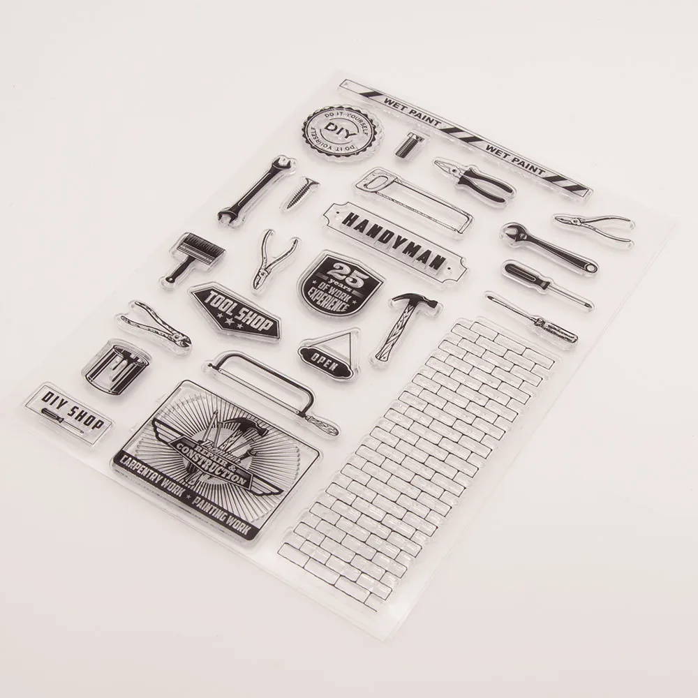 various-tools-stamp-set-4 Various Tools Stamp Set - lifestyle photo | clear stamp