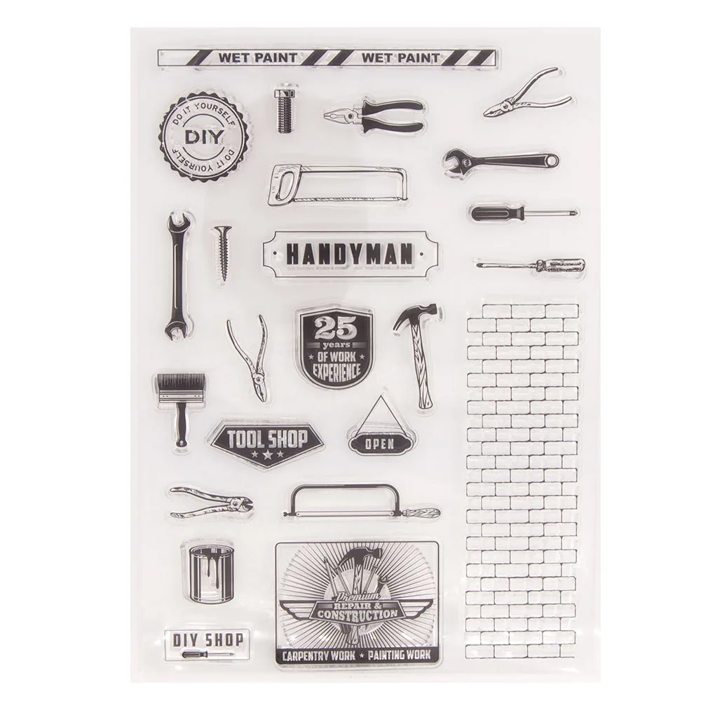 various-tools-stamp-set-5 Various Tools Stamp Set - packaging photo | clear stamp