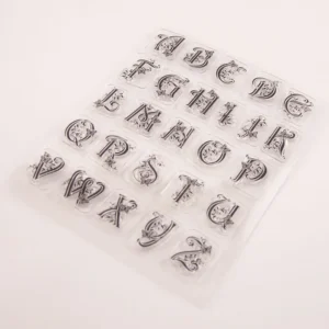 Vines Alphabet Stamp Set Vines Alphabet Stamp Set - lifestyle photo | clear stamp