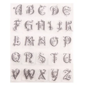 Vines Alphabet Stamp Set Vines Alphabet Stamp Set - packaging photo | clear stamp