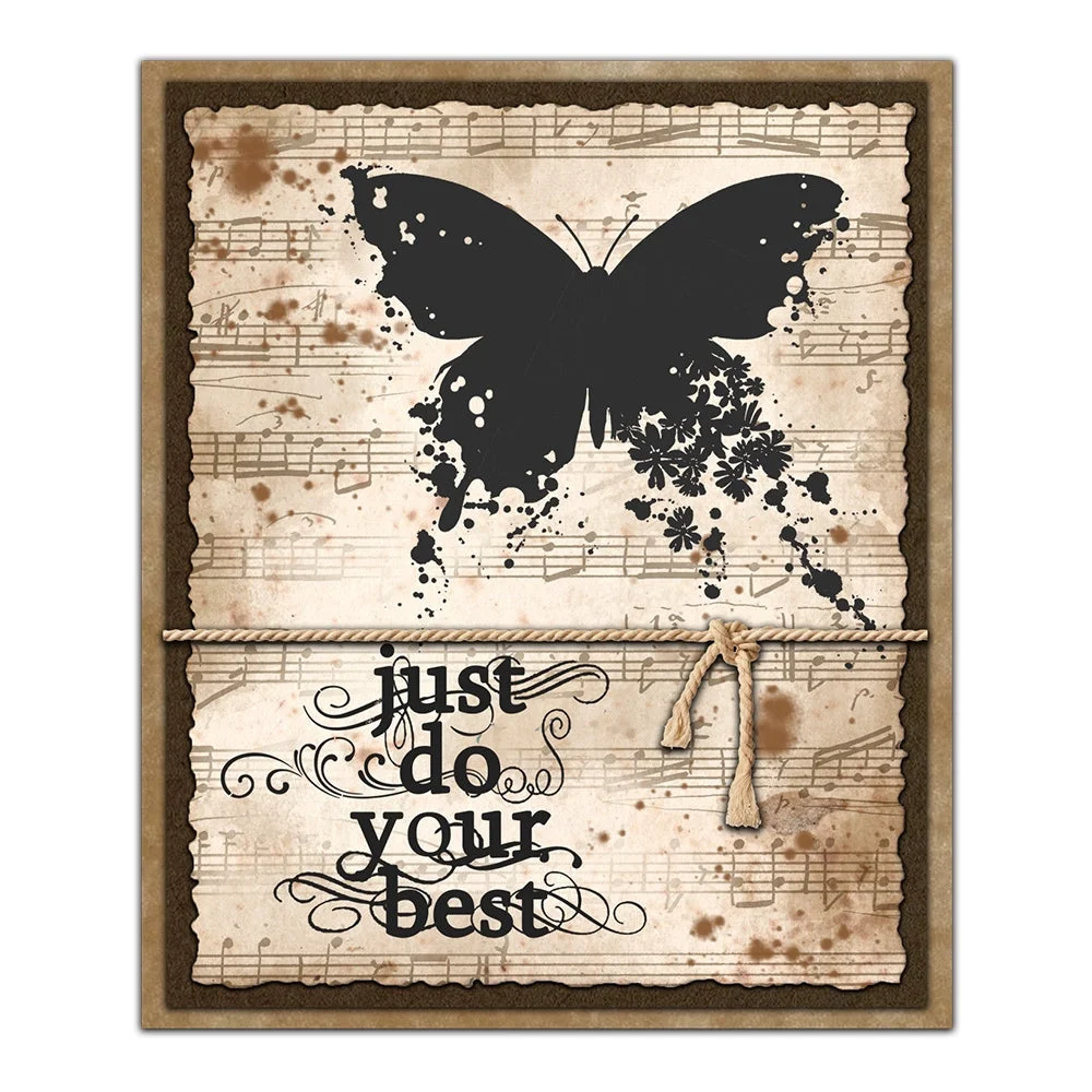 Vintage Beautiful Butterfly Clear Stamps 01 Vintage Beautiful Butterfly Clear Stamps 01