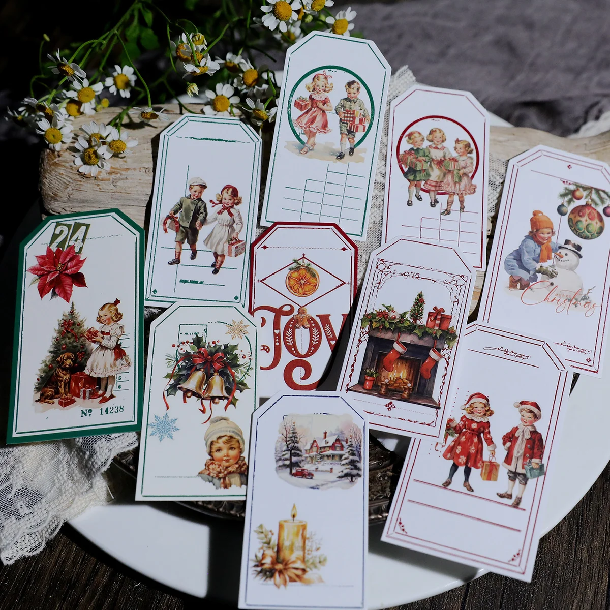Vintage Christmas Rub On Transfer Stickers - 3 Sheets Pack - detail image 17