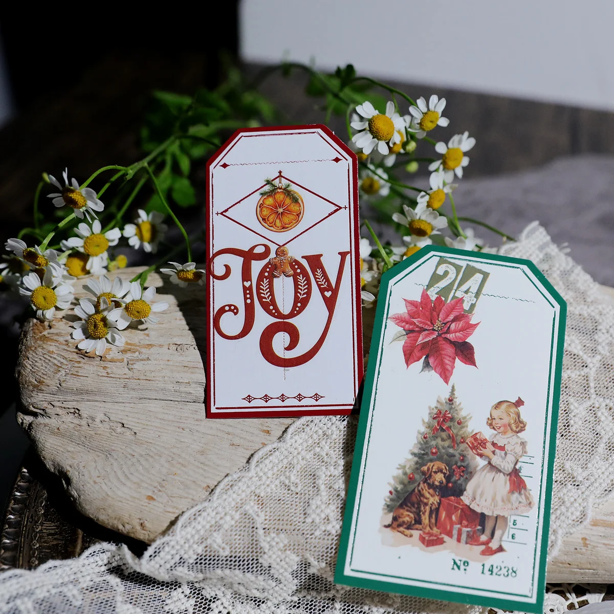 Vintage Christmas Rub On Transfer Stickers - 3 Sheets Pack - detail image 19