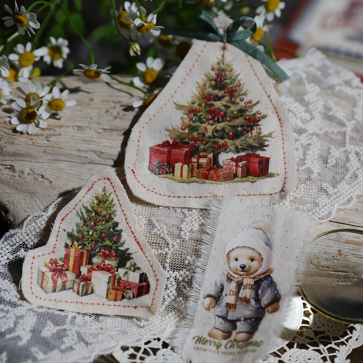 Vintage Christmas Rub On Transfer Stickers - 3 Sheets Pack - detail image 22