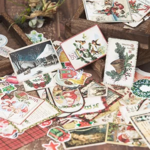 Sumflying Vintage Christmas Sticker Pack - 138 Pcs - image 2