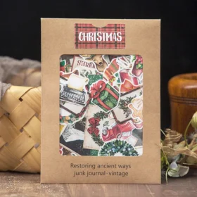 Sumflying Vintage Christmas Sticker Pack - 138 Pcs