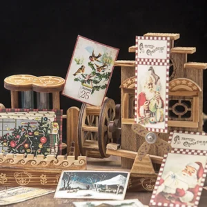 Sumflying Vintage Christmas Sticker Pack - 138 Pcs - image 5