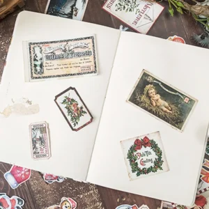 Sumflying Vintage Christmas Sticker Pack - 138 Pcs - image 6