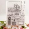 Vintage Clock Sofa Clear Stamp Set - main product photo | clear stamp