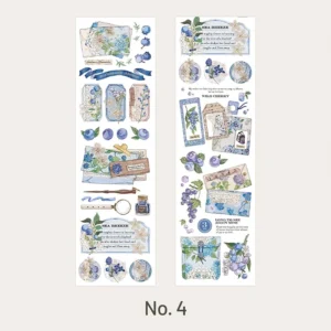 Vintage Plant Long Strip Washi Sticker Vintage Plant Long Strip Washi Sticker