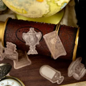 Sumflying Vintage Washi Stickers - Antique Furniture, Sailing, Cup Sumflying Vintage Washi Stickers - Antique Furniture, Sailing, Cup - image 3