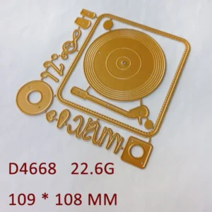 Vinyl Record Player Metal Cutting Dies 01