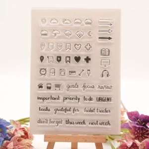 Weather Icons Clear Stamp Set - main product photo | clear stamp
