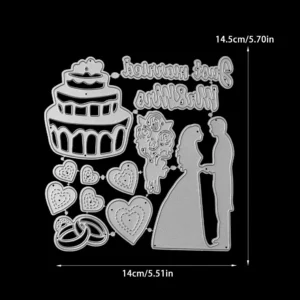 Wedding Theme Metal Cutting Dies 01