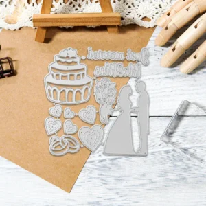 Sumflying Wedding Theme Metal Cutting Dies Wedding Theme Metal Cutting Dies 03