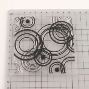 Wheel Combination Stamp Set - detail view | clear stamp