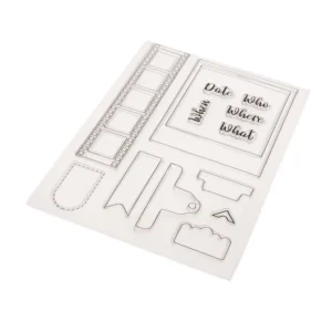 Window with film strip Stamp Set - packaging photo | clear stamp