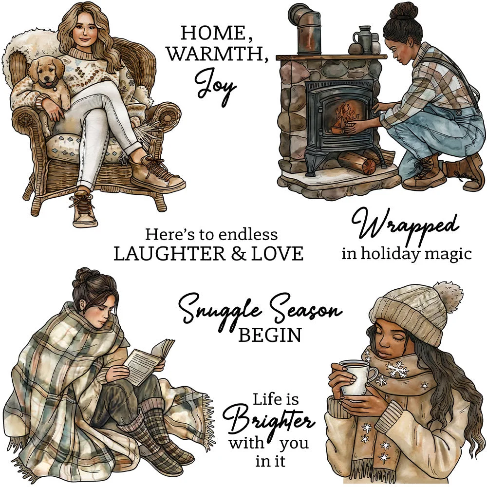 Winter Girls Daily Life Clear Stamps 00 Winter Girls Daily Life Clear Stamps 00
