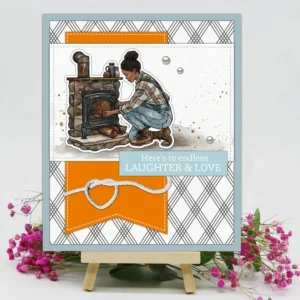 Winter Girls Daily Life Clear Stamps 01