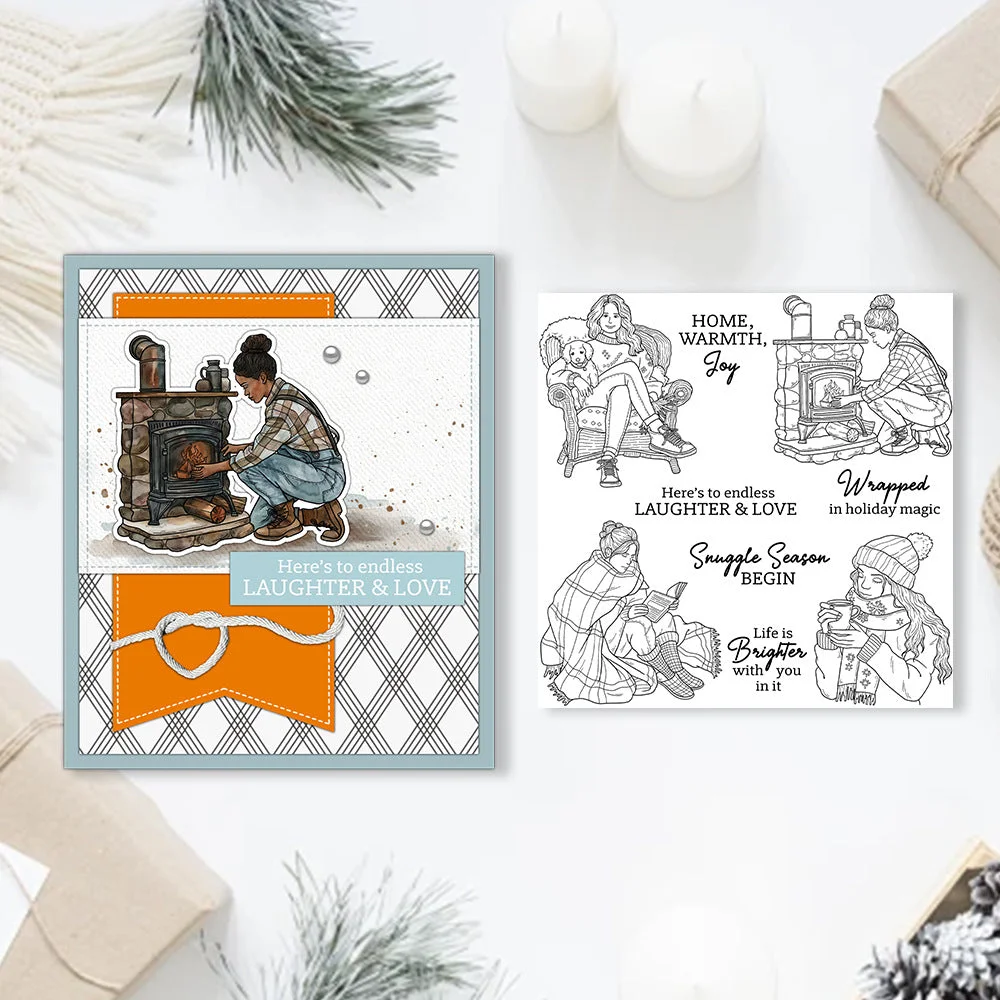 Winter Girls Daily Life Clear Stamps 04 Winter Girls Daily Life Clear Stamps 04
