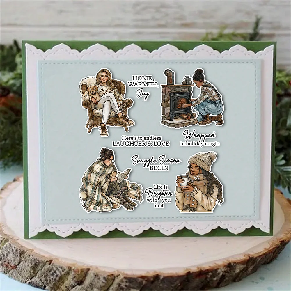 Winter Girls Daily Life Clear Stamps 05 Winter Girls Daily Life Clear Stamps 05
