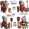 Winter Granny Clear Stamps 00