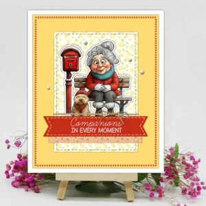 Winter Granny Clear Stamps 01