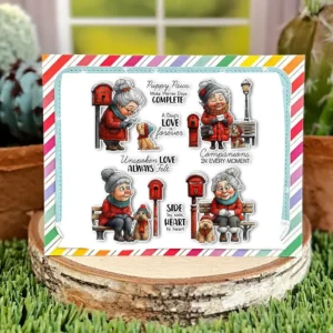 Winter Granny Clear Stamps 03