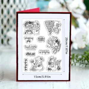 Winter Snowman Clear Stamps 2 03