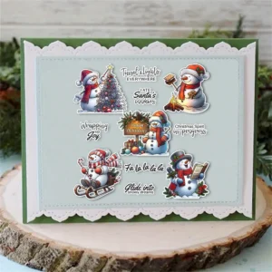 Winter Snowman Clear Stamps 2 06
