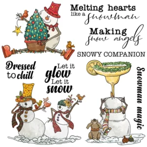 Winter Snowman Clear Stamps 00