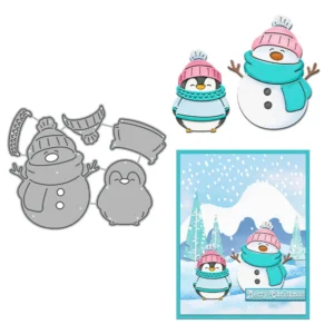 Winter Snowman Metal Cutting Dies 00