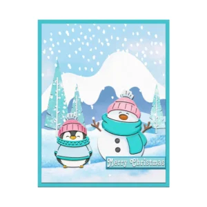 Winter Snowman Metal Cutting Dies 04