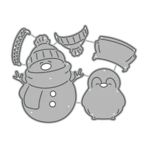 Winter Snowman Metal Cutting Dies 05
