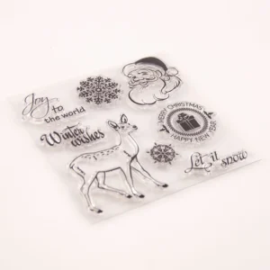 Winter Wishes Stamp Set - lifestyle photo | clear stamp